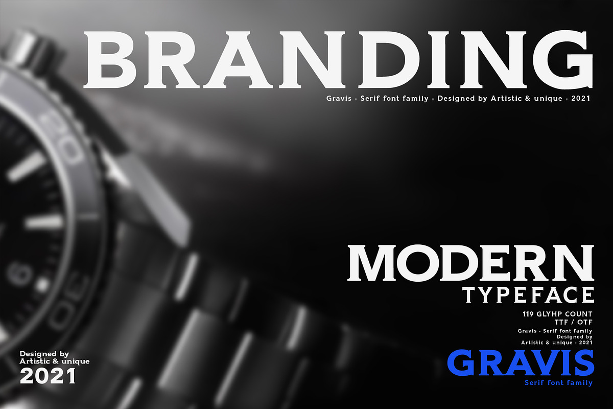 Gravis - Serif font family, a Serif Font by Artistic & Unique (Photo 7 of 10)