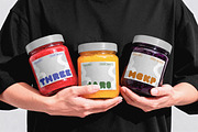 Food Packaging / Glass Jars Mockup, a Packaging Mockup by Design Squad (Thumbnail 2 of 3)