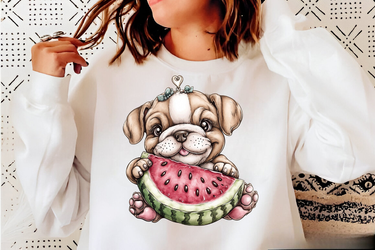 Whimsical Summer Dog Clipart Bundle., an Illustration by SVGArt (Photo 6 of 9)