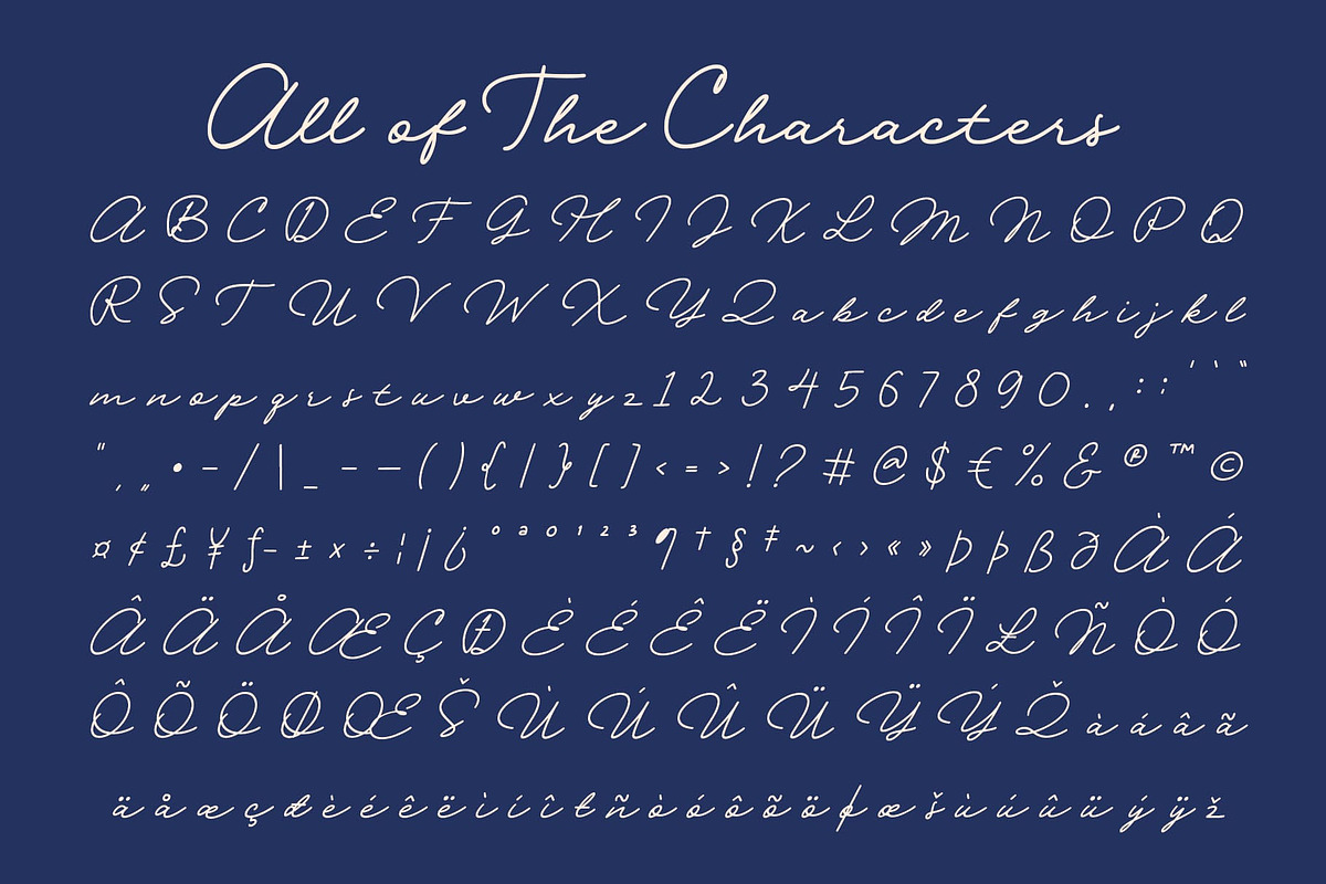 CS Lydia – Handwritten Script Font, a Script Font by Craft Supply Co. (Photo 8 of 8)