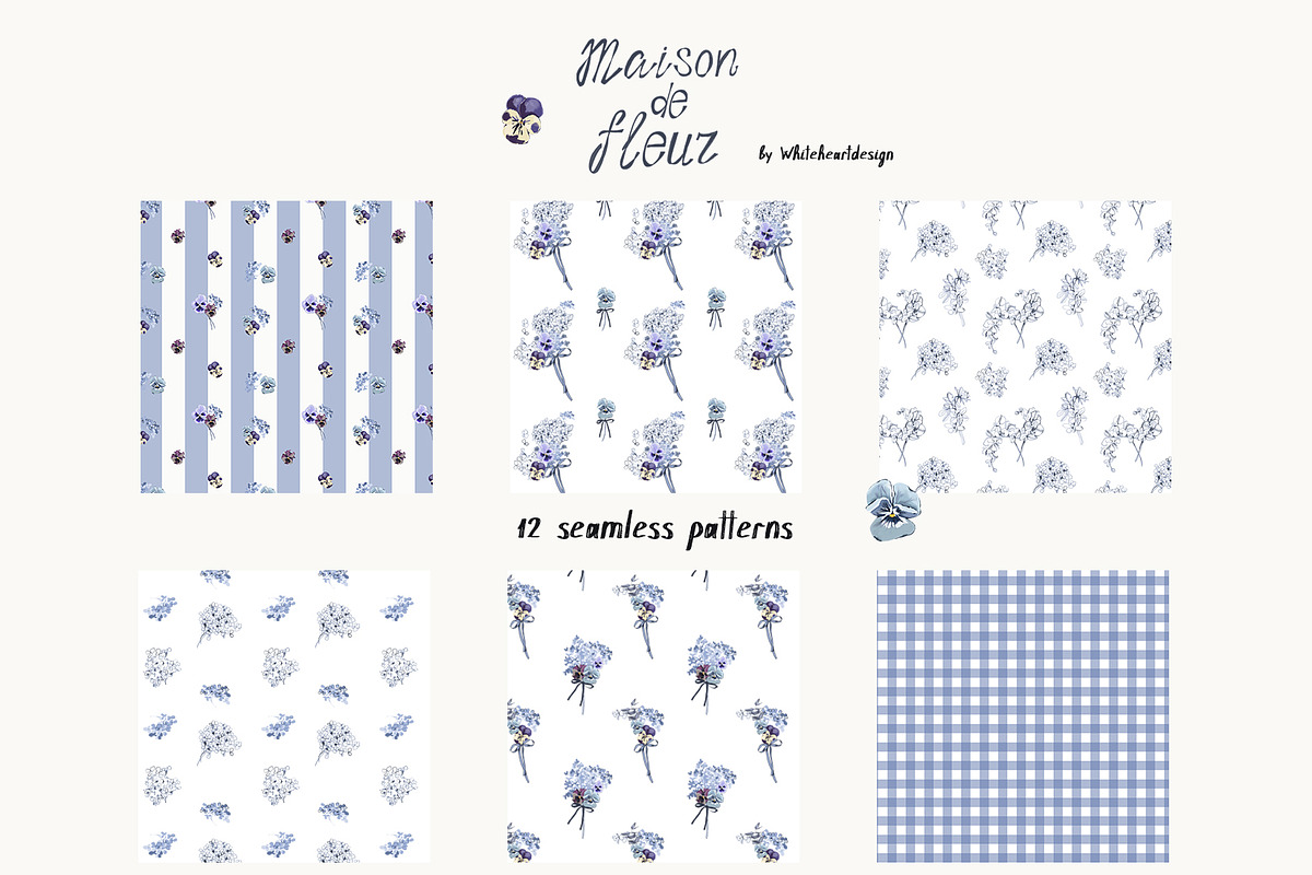 Cottage Core PNG Florals Bundle, a Decorative Illustration by whiteheartdesign (Photo 11 of 48)