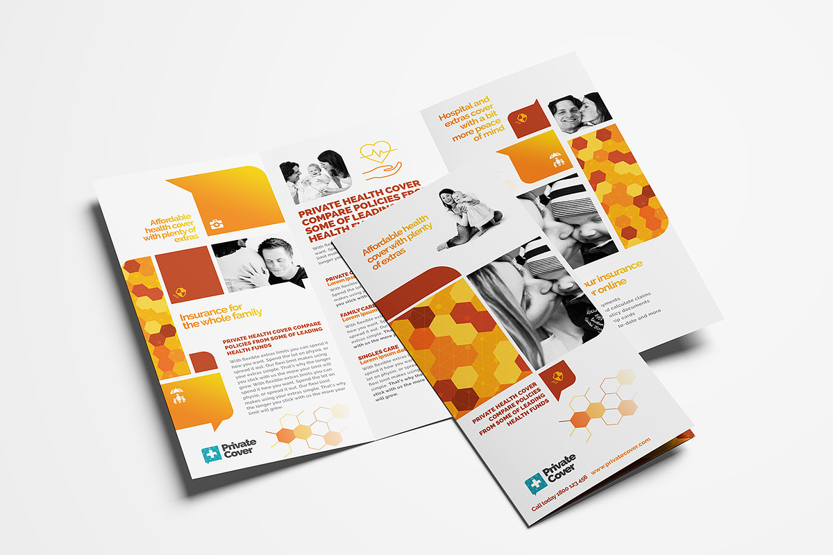 Health Insurance Brochure Template, a Brochure Template by BrandPacks