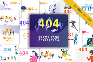 Error web page templates collection, a Templates & Theme by Merfin