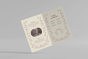 Minimal Floral Funeral Program, a Brochure Template by Neermana (Thumbnail 2 of 4)