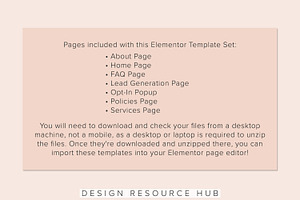 Elementor Add-On Page Pack Ginny