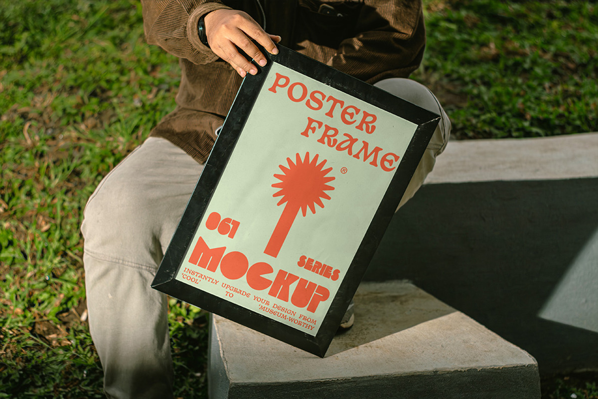 Frame Poster Mockup - VOL 1, a Mockup by Simetrica Labs (Photo 4 of 4)