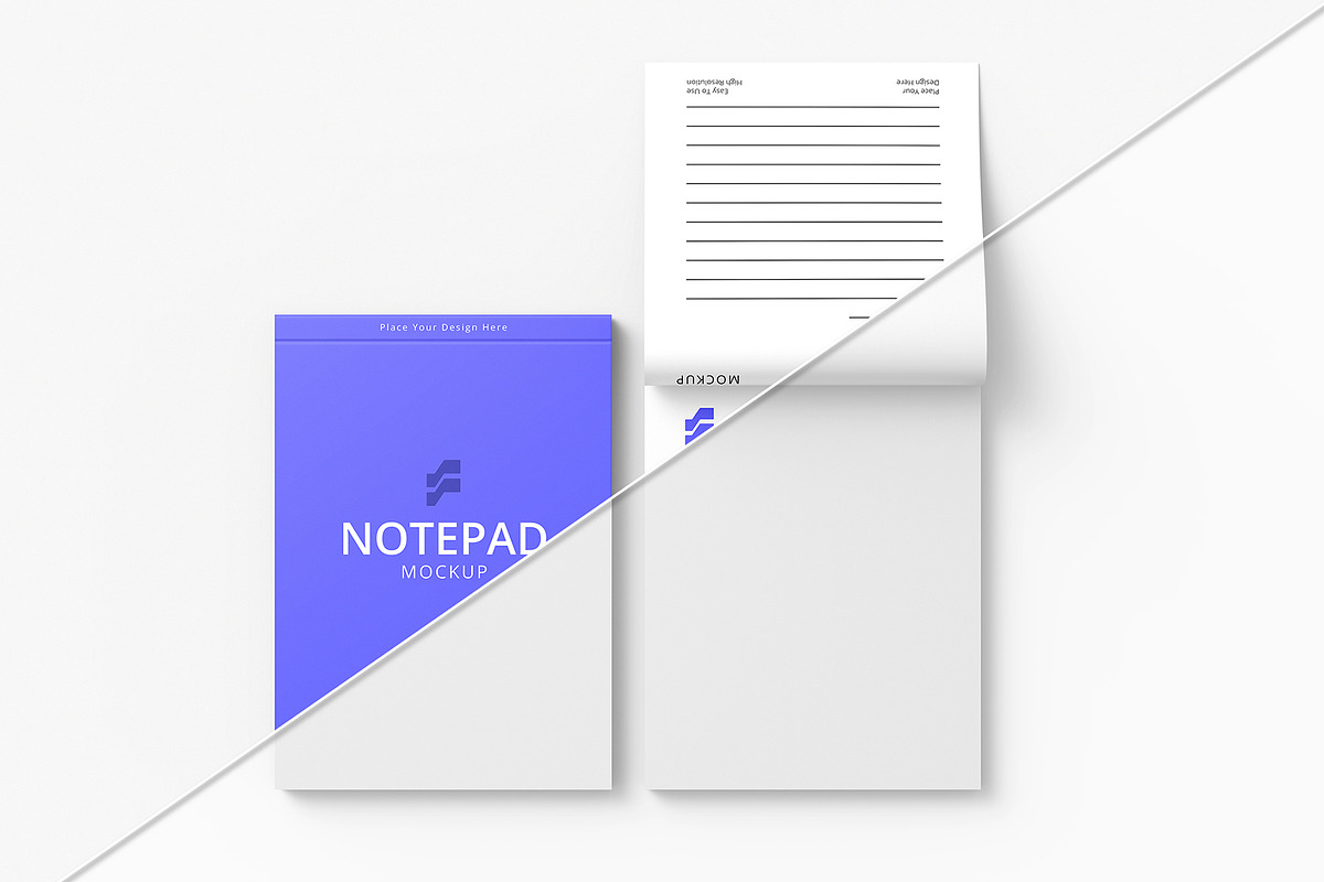 Notepad Mockup PSD Template