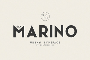 San Marino // Four Font Files, a Sans Serif Font by Graphicfresh