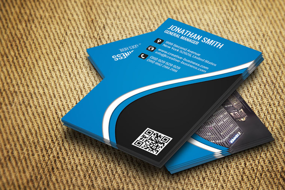 Modern Corporate Business Card CM018, a Business Card Template by annozio (Photo 3 of 4)