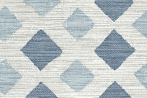 Seamless pattern blue and light blue diamond patterns creating a, a Pattern Graphic by Studio ANNA