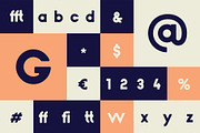 Pikolo Display Font, a Sans Serif Font by Ideabuk (Thumbnail 8 of 8)