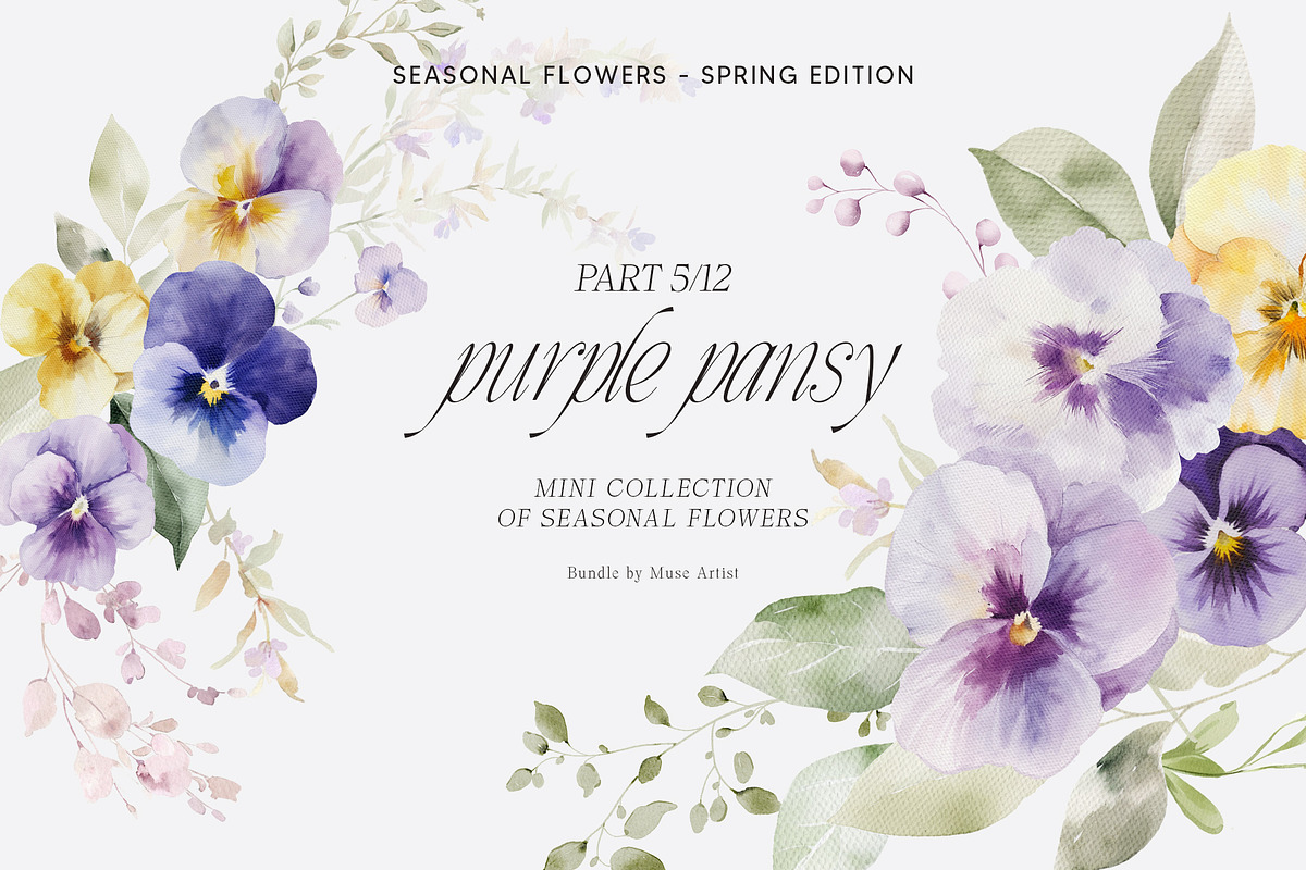 SPRING BOX Watercolor Bundle 400+, a Decorative Illustration by Muse Artist (Photo 35 of 99)