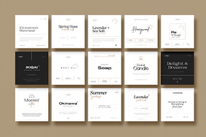 Bespoke & Minimal Labels For CANVA