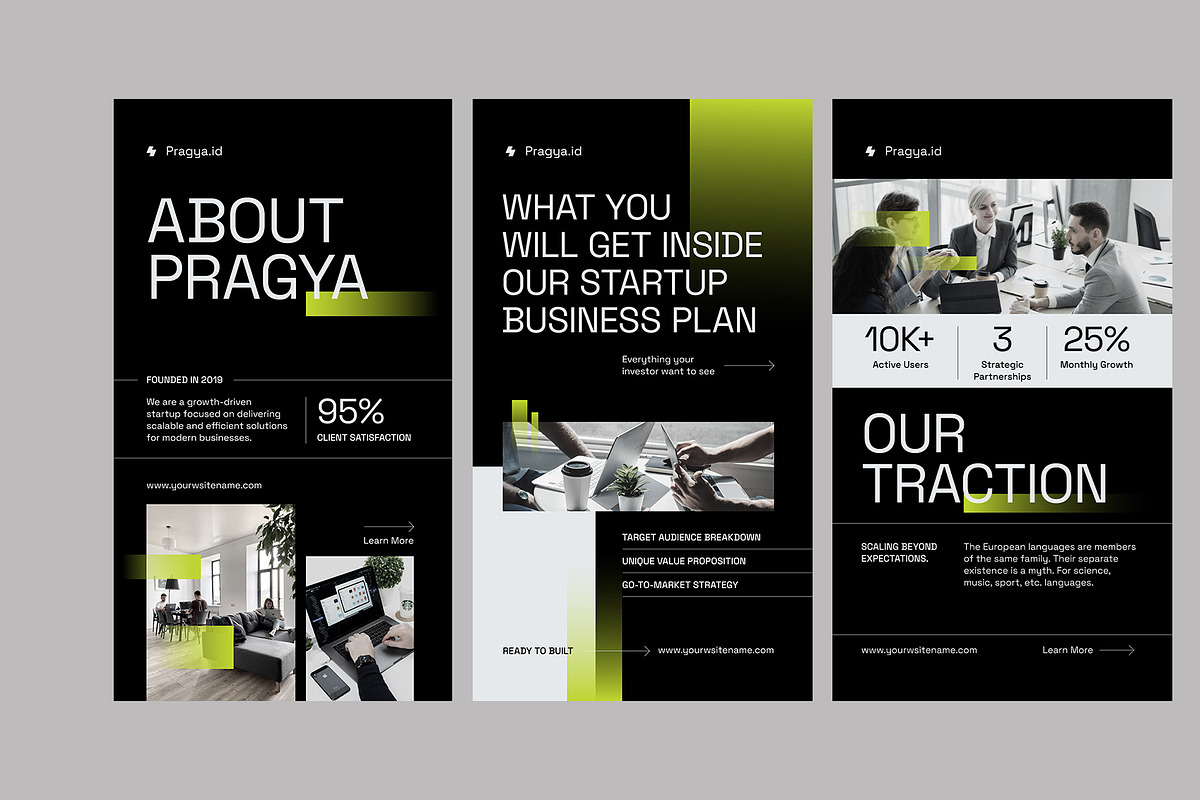PRAGYA | Startup Instagram Story, a Social Media Template by Neermana (Photo 2 of 4)