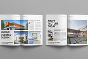 Architecture Magazine Layout, a Magazine Template by E-Type (Thumbnail 5 of 7)