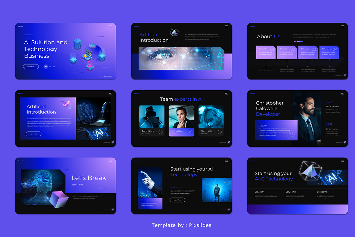Ai Solution & Technology Keynote, a Presentation Template by Pixslides (Photo 2 of 7)