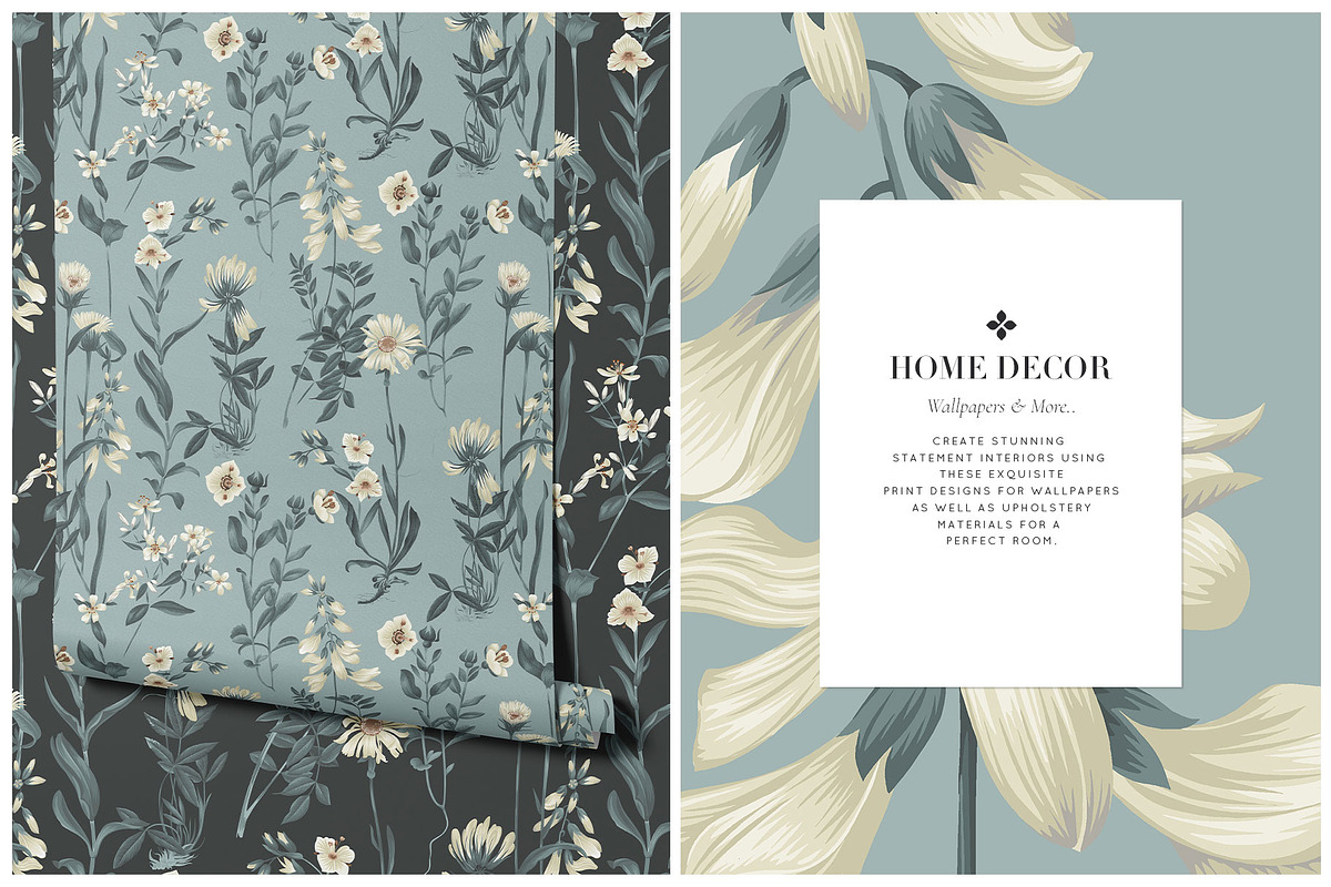 Lujo Botanique Prints & Motifs, a Pattern Graphic by TSTUDIO (Photo 8 of 12)