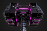 Cyberpunk Hammer, an Object 3D Model by Midgardians (Thumbnail 10 of 10)