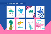 Dinosaur island - 250+ elements, an Animal Illustration by Olia (Thumbnail 6 of 12)