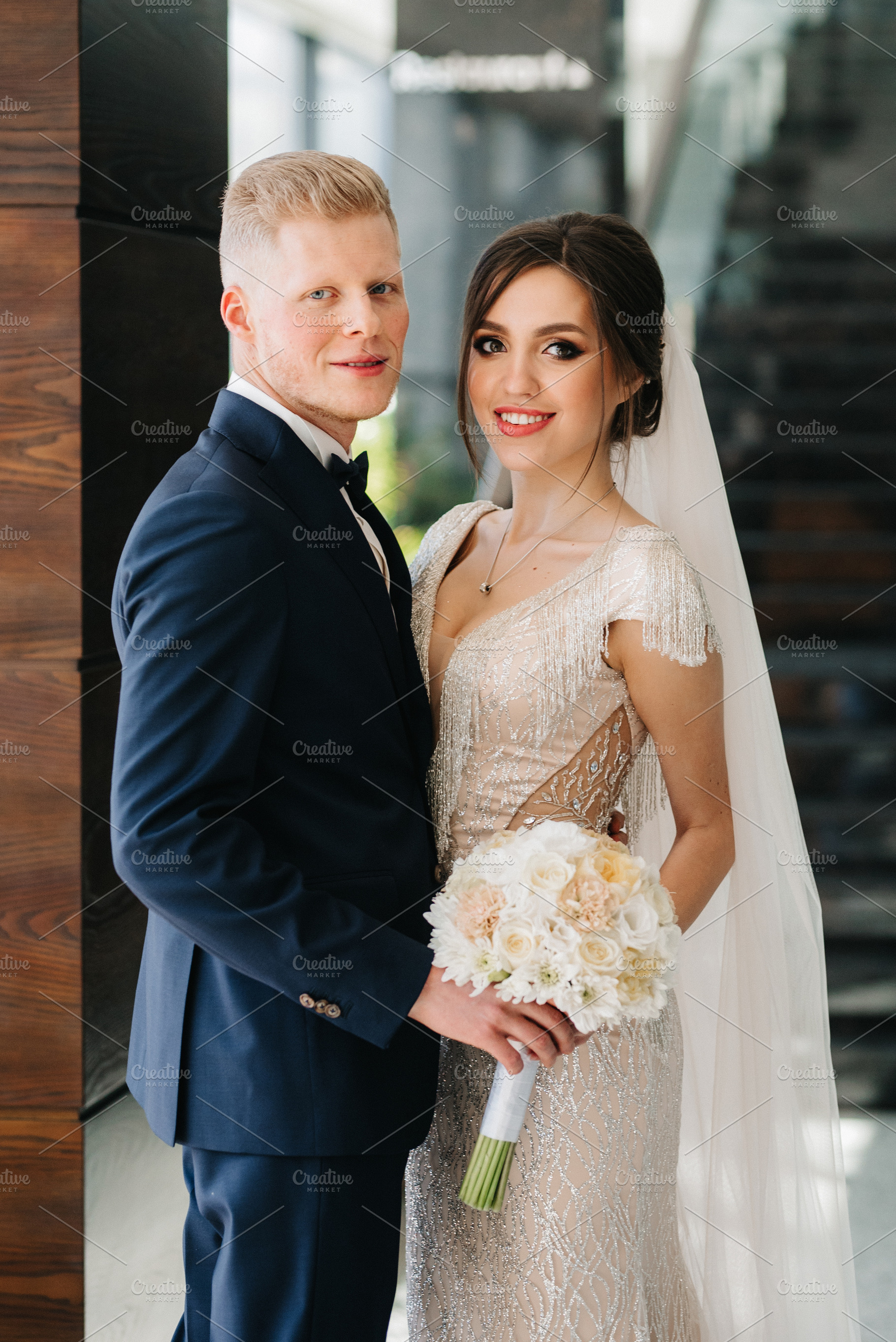 first meeting of the bride and groom, a Person Photo by Weddings, People, Travel