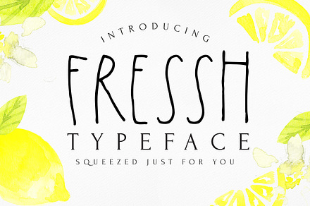 FRESSH typeface