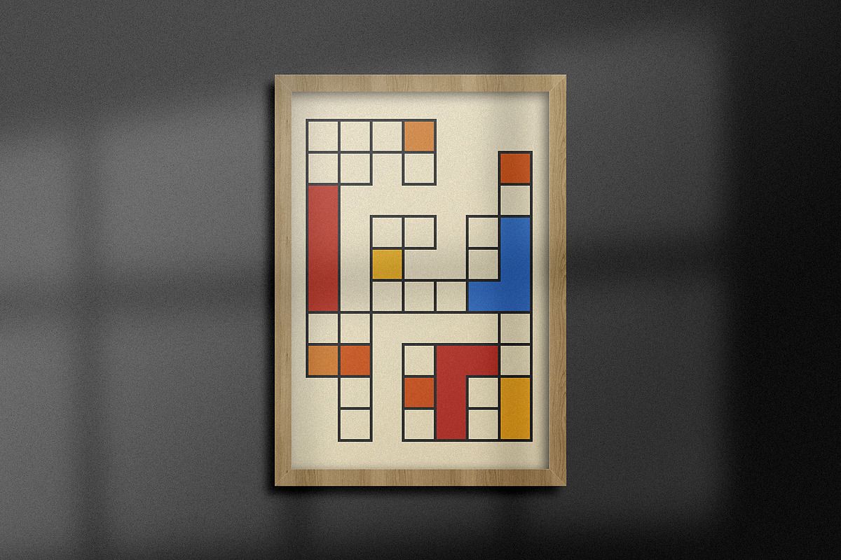 Set of 15 Simple Geometric Posters, an Object Graphic by Kokoshka (Photo 8 of 9)