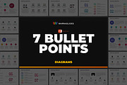 7 Bullet Points PowerPoint Templates, a Presentation Template by Warna Works (Thumbnail 2 of 7)