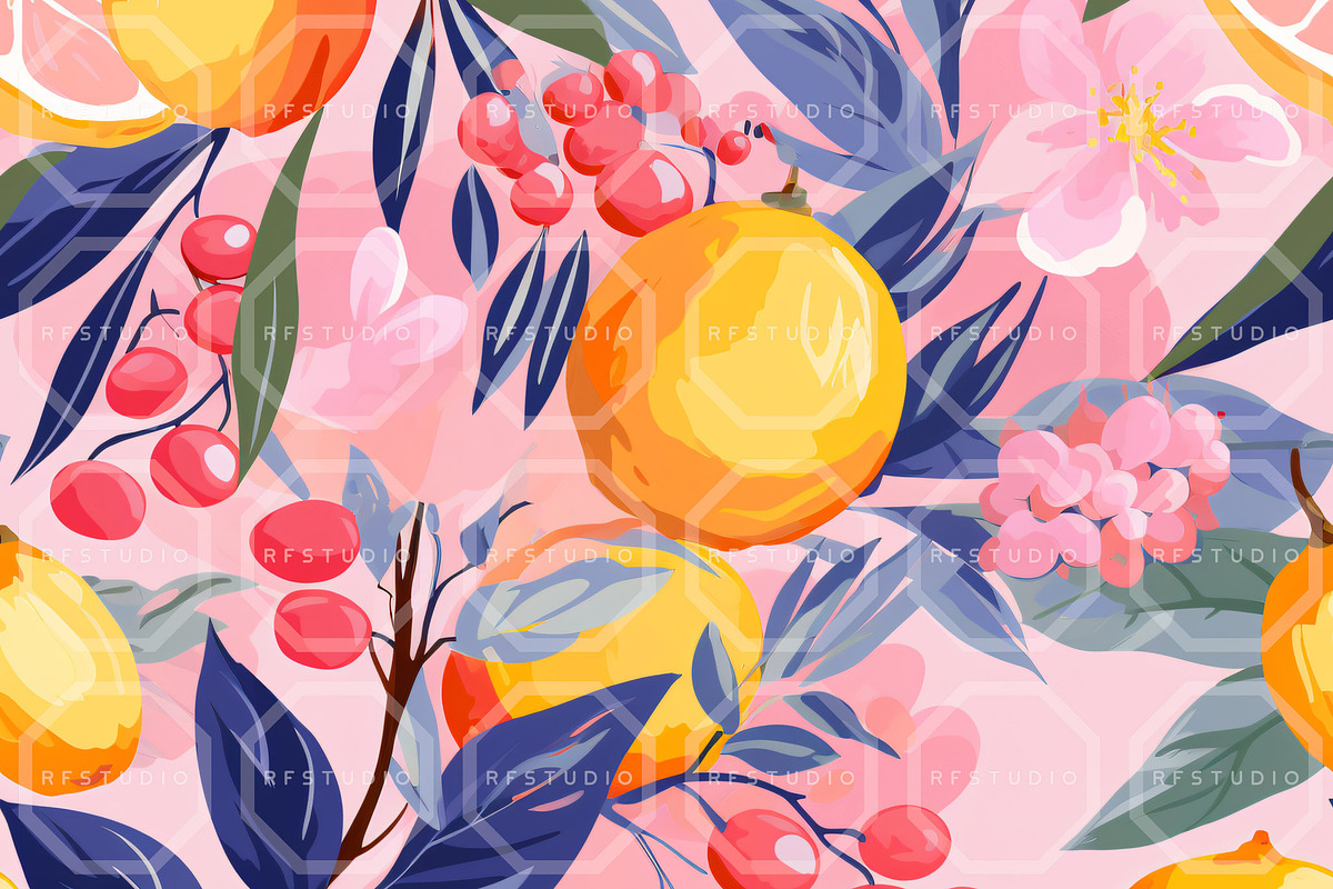 FRUITOPIA WONDER Seamless Bundle, an Illustration by RefinedFantasyStudio (Photo 6 of 9)