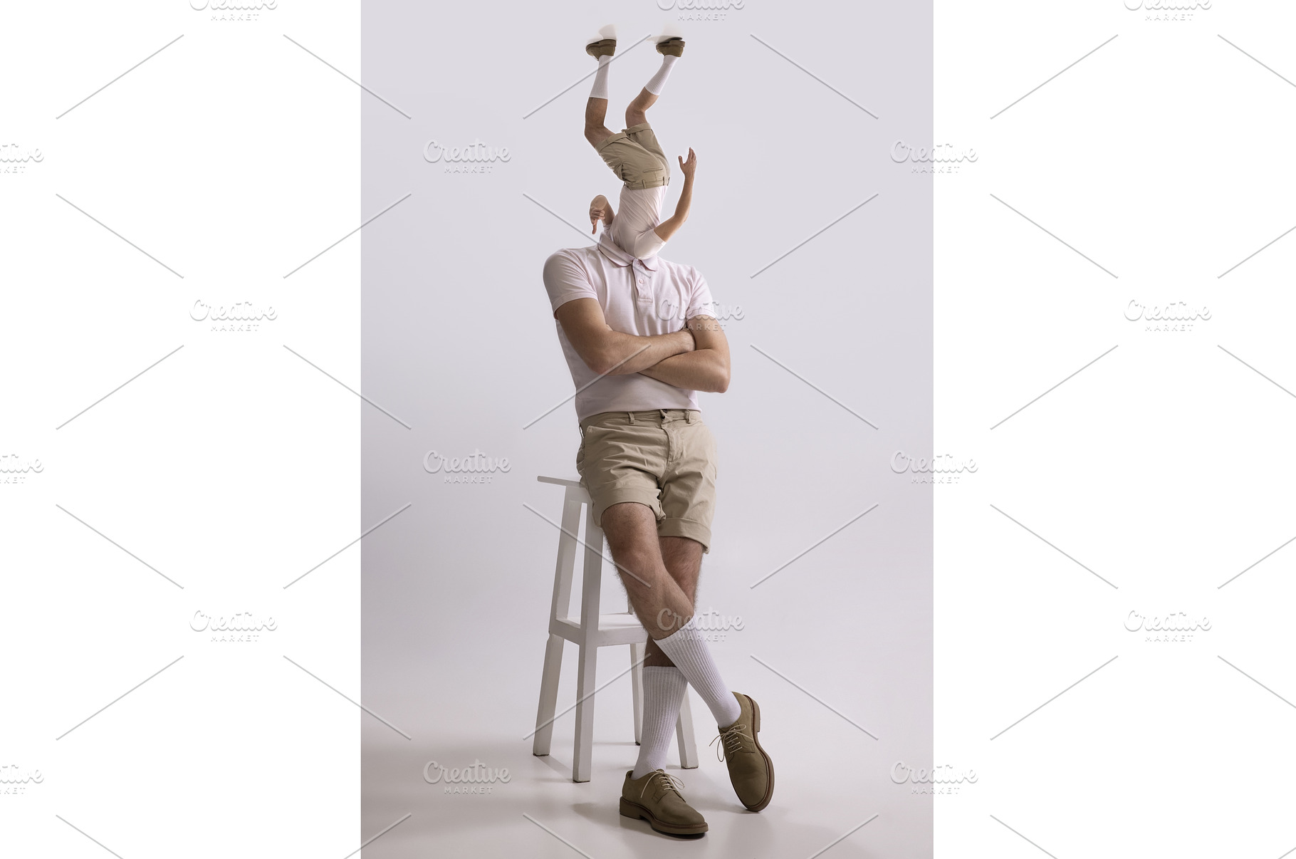 Contemporary artwork. Young man, a Person Photo by Volodymyr Melnyk