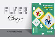 Reputable Cleaning Service Flyer, a Flyer Template by hkmonir (Thumbnail 1 of 3)