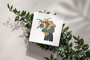 Happy women with flower bouquets set, a Person Illustration by Good Studio (Thumbnail 12 of 12)