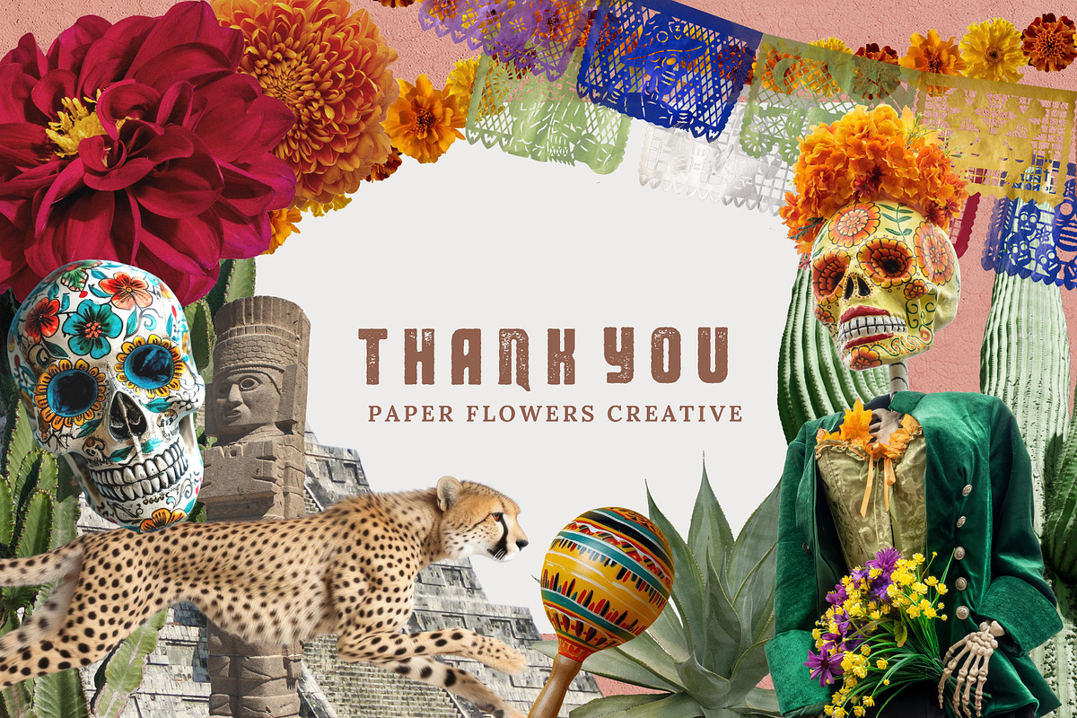 Viva Mexico Collage Creator, a Graphic by Paper Flowers Studio (Photo 8 of 8)