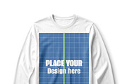 Long Sleeve Tee Mockup, a Shirt Mockup by Pixel Foundry (Thumbnail 3 of 3)