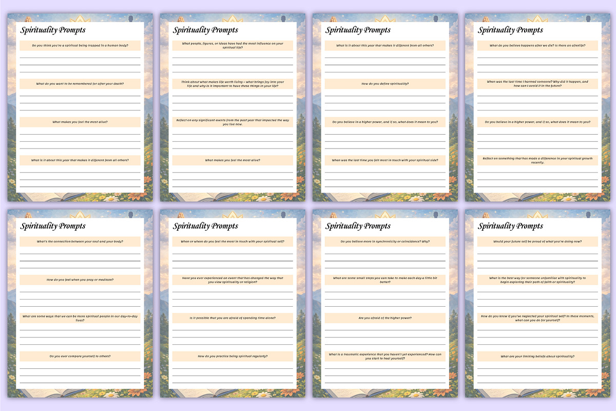 Women’s Spiritual Journal Canva Kdp, a Stationery Template by Mustafiz (Photo 4 of 6)