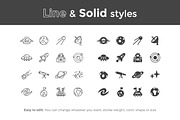 Space Icons, a Solid Icon by filborg (Thumbnail 2 of 2)