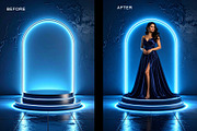Black Water Podium Digital Backdrops, a Background Graphic by Chipshpow Graphics (Thumbnail 4 of 10)