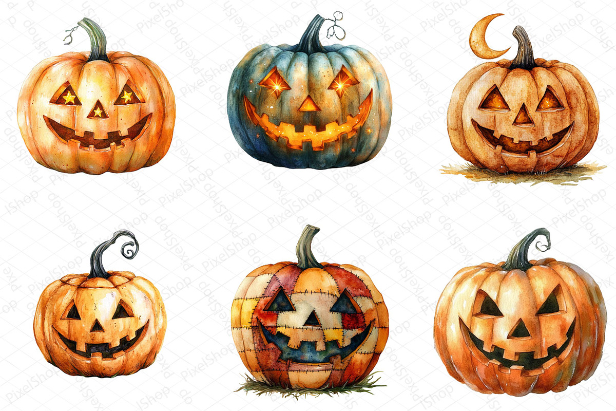 Whimsical Jack-o'-lantern Pumpkin PN, an Illustration by DreamPrint404 (Photo 6 of 7)
