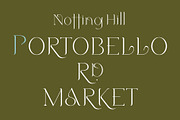 Notting Hill. Stylish new serif font, a Serif Font by LostandFoundry (Thumbnail 4 of 6)