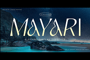 Mayari - Expressive elegant Typeface, a Sans Serif Font by Lurinzu Studios (Thumbnail 1 of 4)