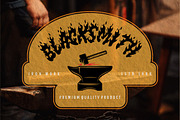 Burning Hammer - Fire Display Font, a Font by PutraCetol Studio (Thumbnail 6 of 11)