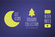 Dinghy CPC - Solid Icon Font, a Symbol Font by Christopher P. Cacho (Thumbnail 2 of 4)