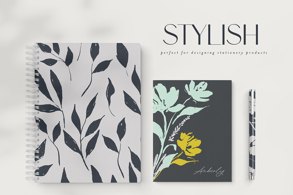 Inked Florals, a Texture Illustration by 7th Avenue Designs (Photo 9 of 11)