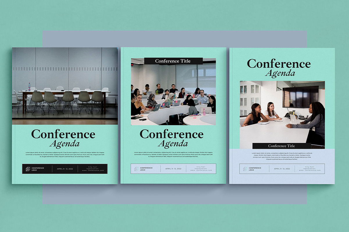 Conference Agenda Canva Template v3, a Magazine Template by 3.14&Co (Photo 3 of 8)