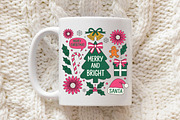 Merry and Bright Christmas Hand Draw, an Illustration by Libby Wishes (Thumbnail 4 of 8)
