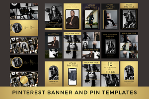 Black & Gold Business Branding Kit