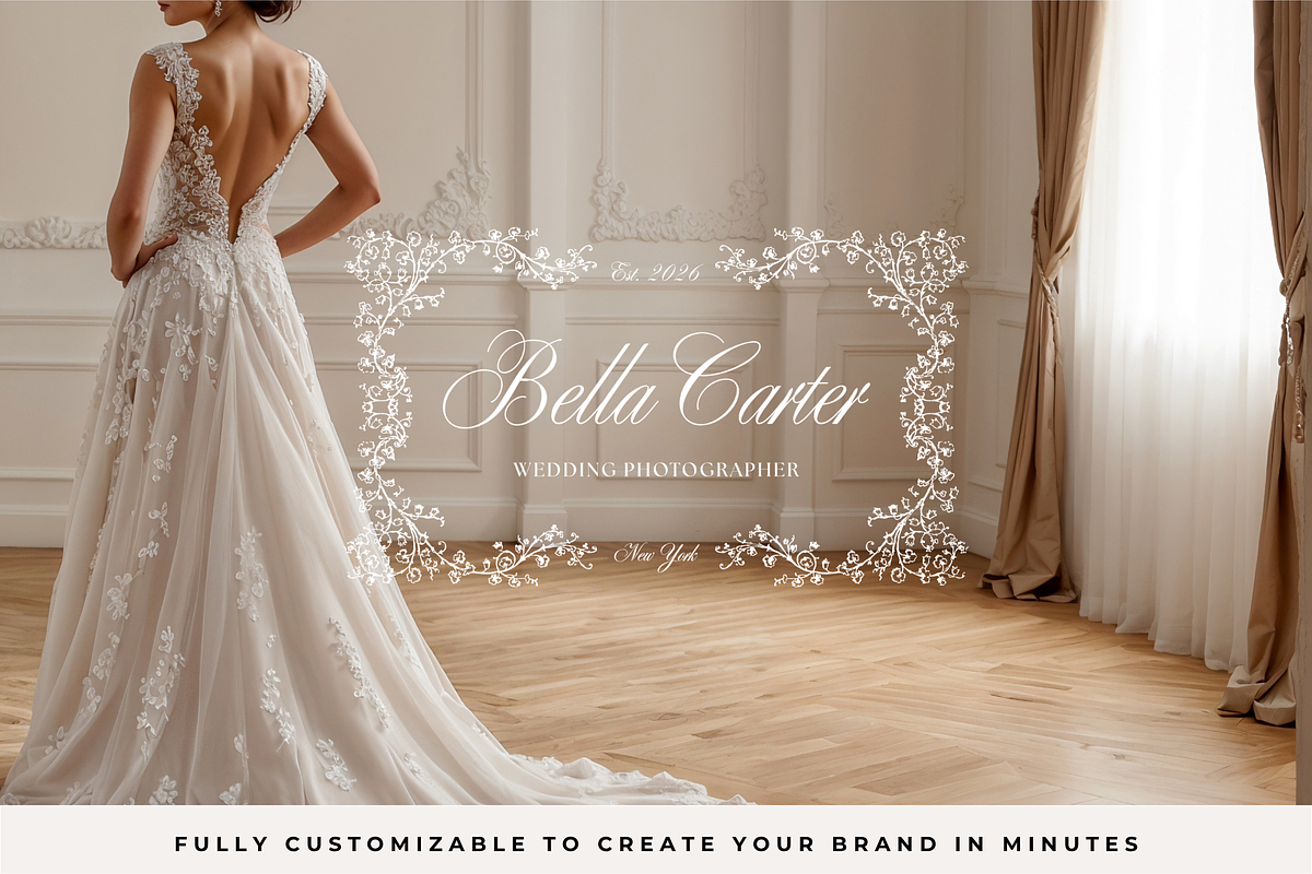 Wedding Planner Logo Kit Template, a Branding & Logo Template by BrandhavenStudio (Photo 2 of 10)