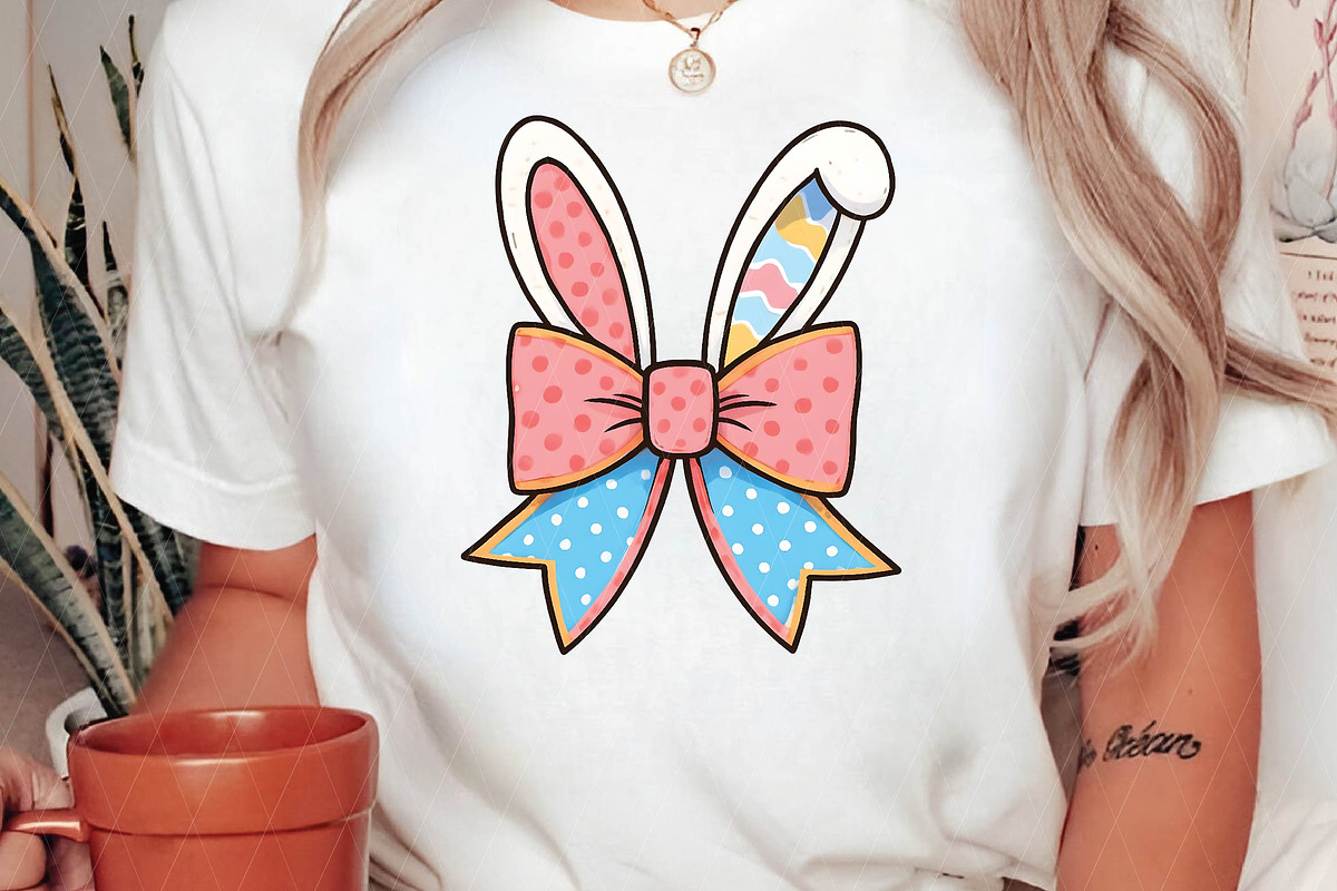 Easter Bunny PNG Retro Coquette Desi, an Illustration by DreamPrint404 (Photo 1 of 7)