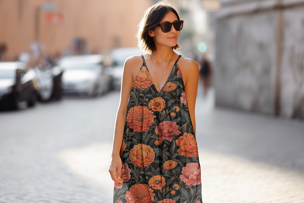 Loose Strappy Summer Dress Mockup, a Shirt Mockup by 1001 mockups (Photo 7 of 8)