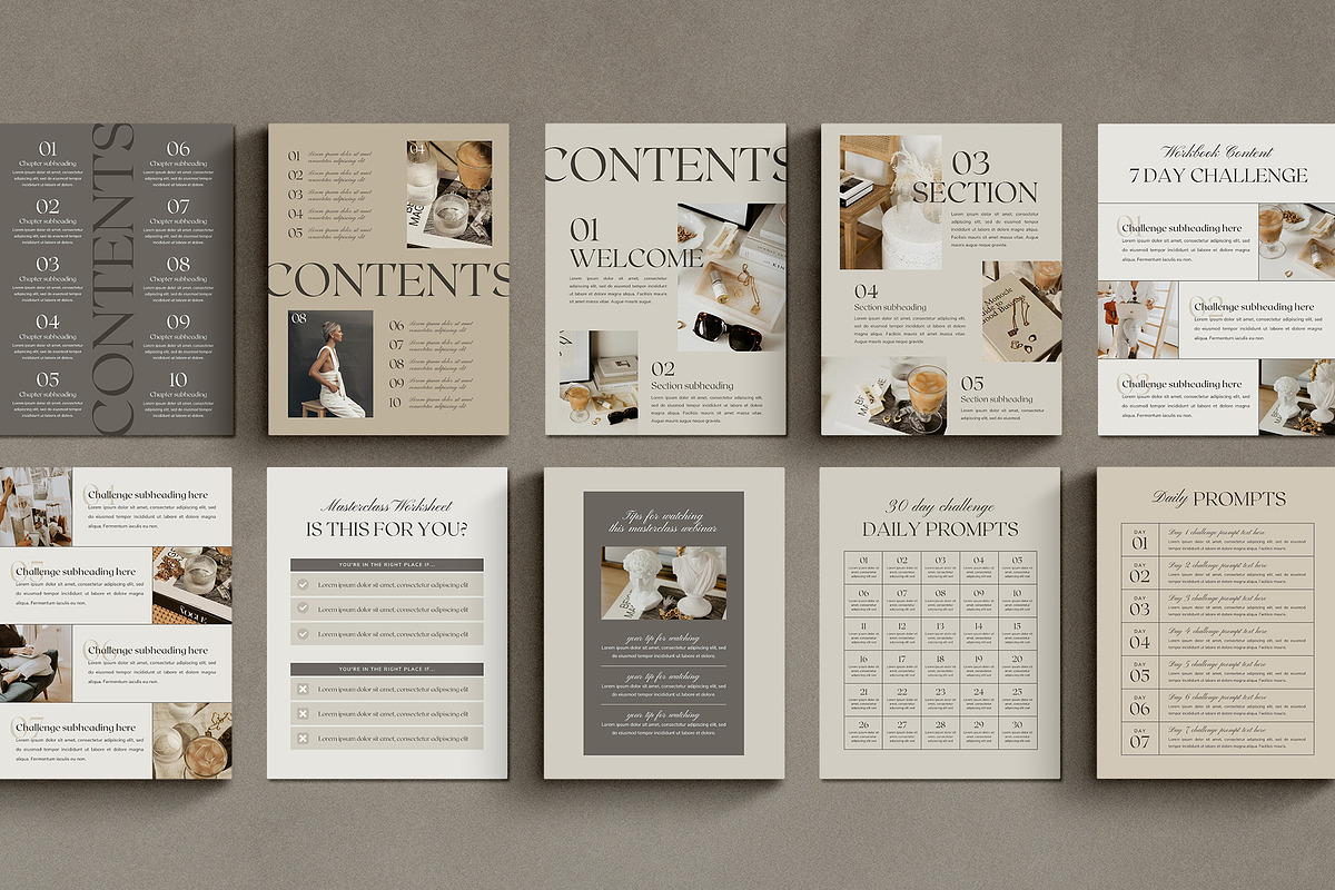 Coach + Course Creator Bundle CANVA, a Magazine Template by Studio Loire (Photo 29 of 76)