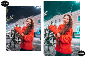 12 Happy Xmas Photoshop Actions